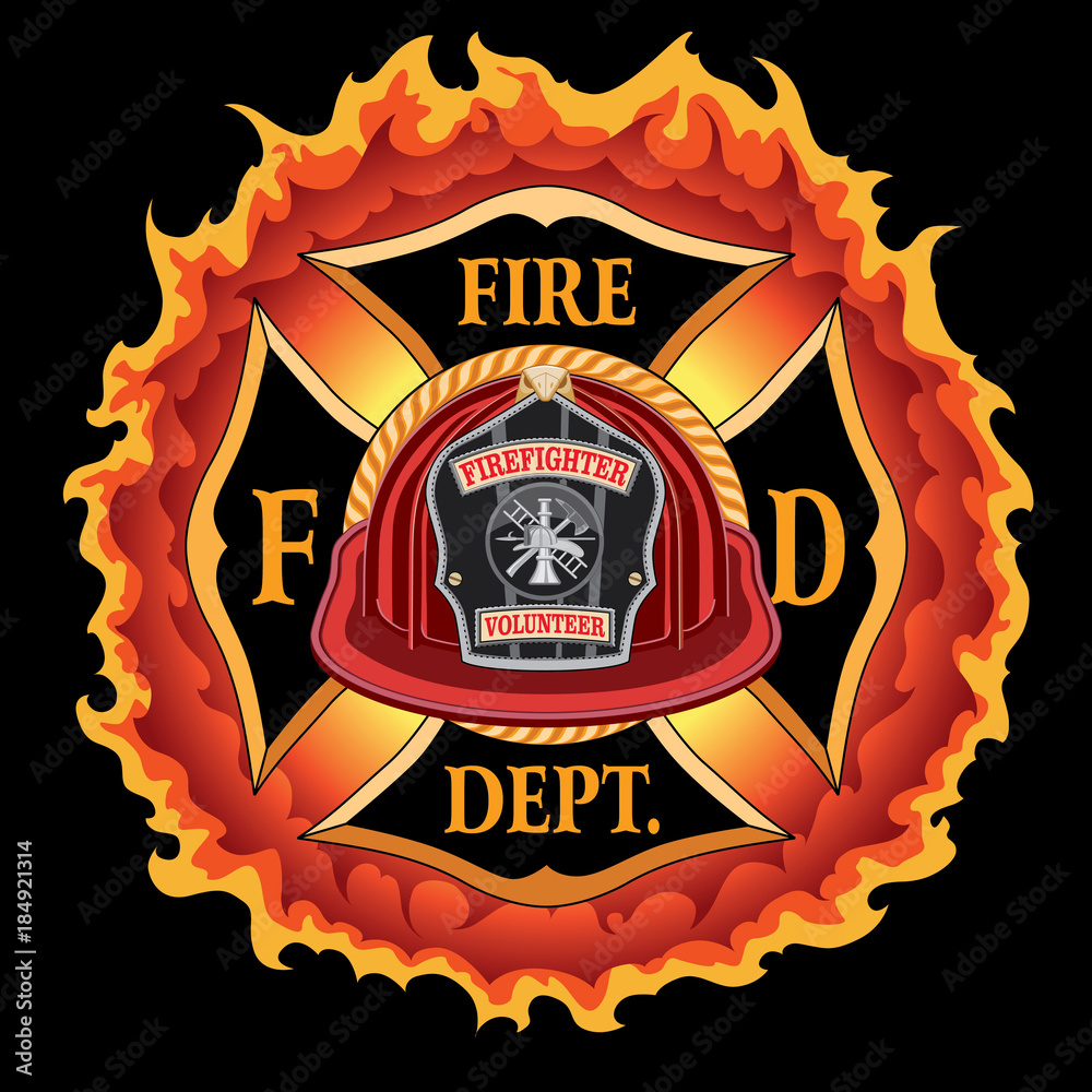 Volunteer Fire Department Symbol