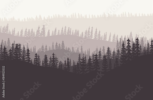 forest background vector.