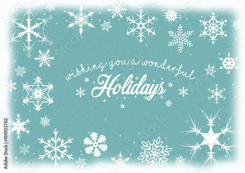 Wishing you a wonderful holidays