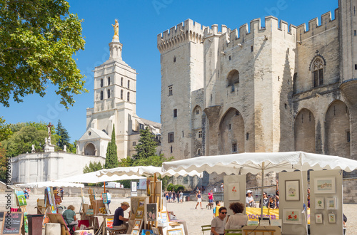 Architectures and monuments of Avignon photo