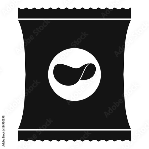 Chips icon. Simple illustration of chips vector icon for web