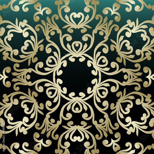signboard name. Vector illustration. Romantic wedding invitation. Abstract round ornament. Good for design in business. Rich design.