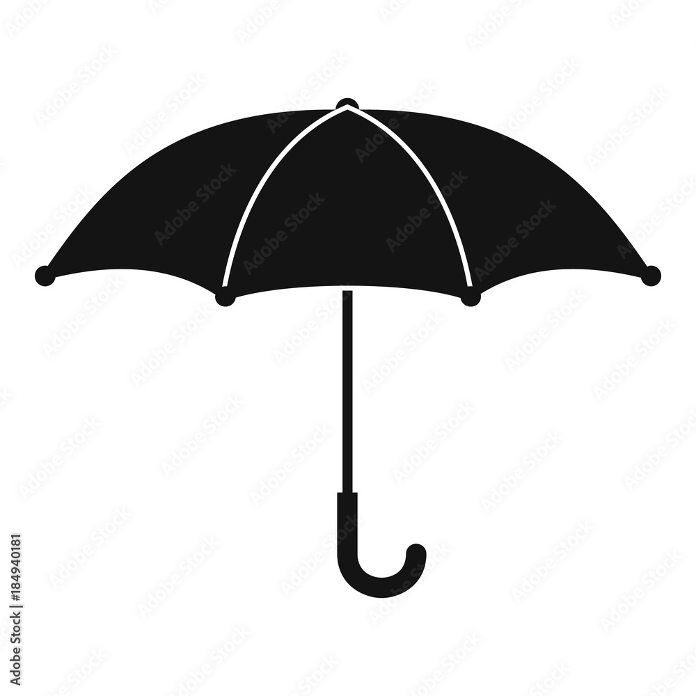 Umbrella icon. Simple illustration of umbrella vector icon for web Umbrella icon. Simple illustration of umbrella vector icon for web