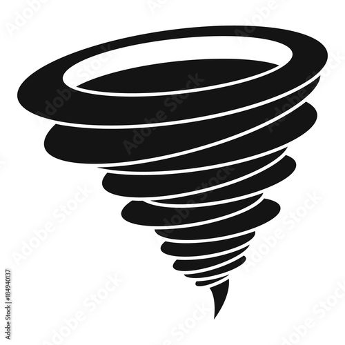 Hurricane icon. Simple illustration of hurricane vector icon for web