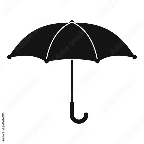 Umbrella icon. Simple illustration of umbrella vector icon for web