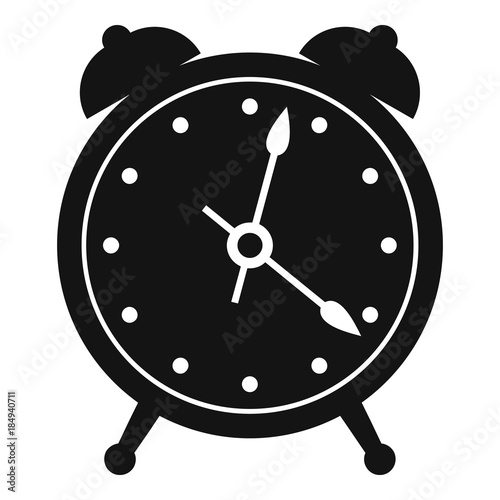 Alarm clock icon. Simple illustration of alarm clock vector icon for web