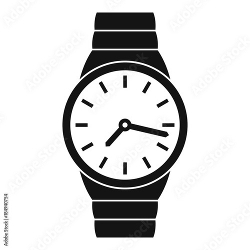 Wristwatch man icon. Simple illustration of wristwatch man vector icon for web