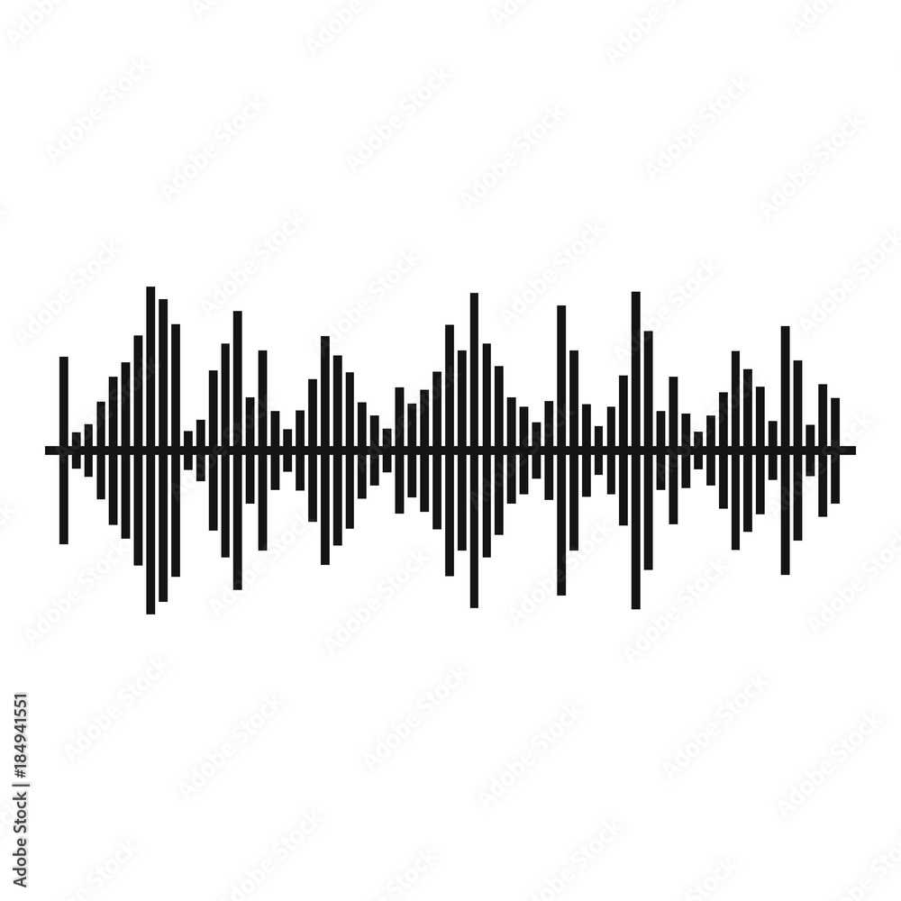 Equalizer player icon. Simple illustration of equalizer player vector icon for web Equalizer player icon. Simple illustration of equalizer player vector icon for web
