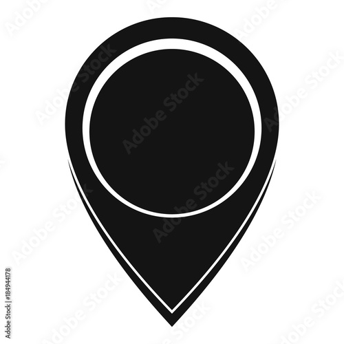 Navigation mark icon. Simple illustration of navigation mark vector icon for web