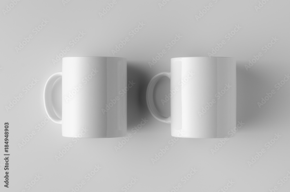 Mug Mock-Up - Two Mugs Mug Mock-Up - Two Mugs