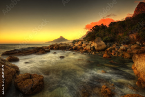South Africa Capetown Beach Sunset