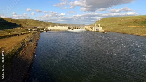 Devils Canyon Lower Monumental Dam Snake River Kahlotus Washington photo