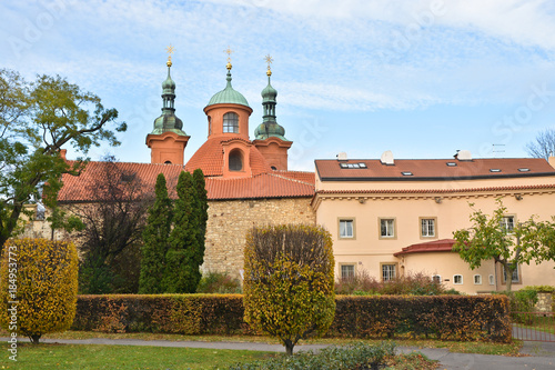 Church of St. Lawrence at Petrin Hill in Prague. photo