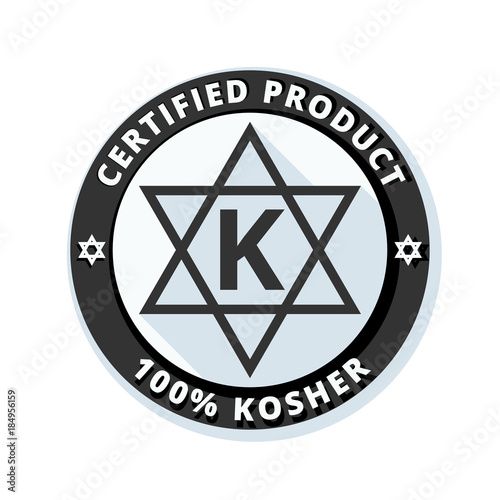 Kosher Product sign illustration