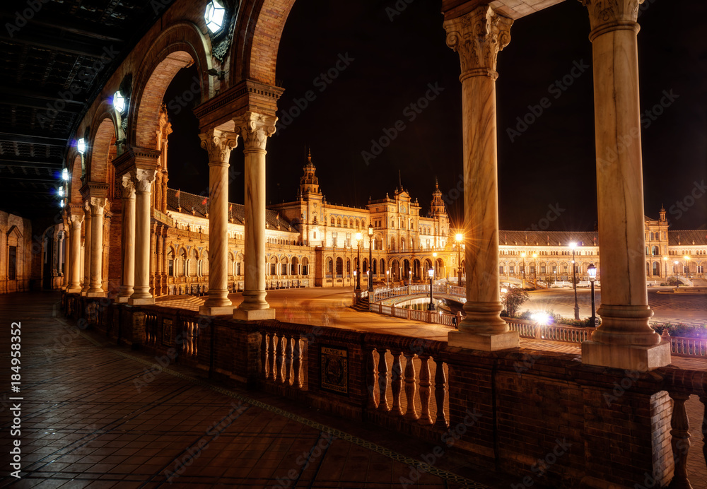 Fototapeta premium Spain Square Seville Spain