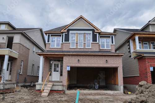 Detached house under construction