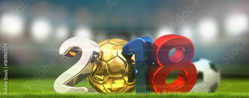 soccer football ball 3d ren...