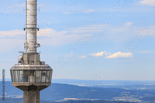 Television tower on top of Mt. Uetliberg in Zurich, Switzerland.