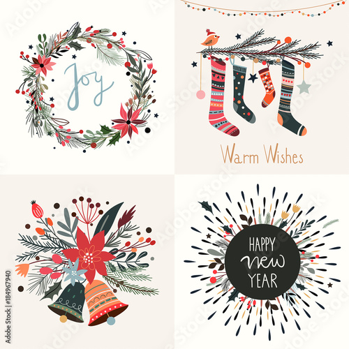 Christmas greetings card collection