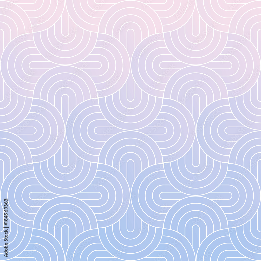 Pattern abstract valentine background stripe gradient pink and blue with white line colors. Geometric line vector.