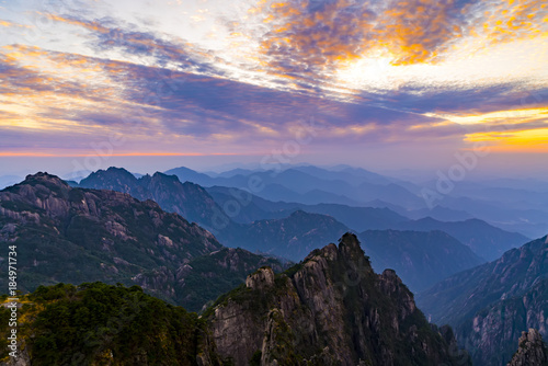 Beautiful scenery in Mount Huangshan  China