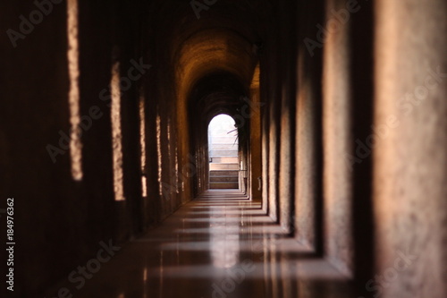 reflection in corridor