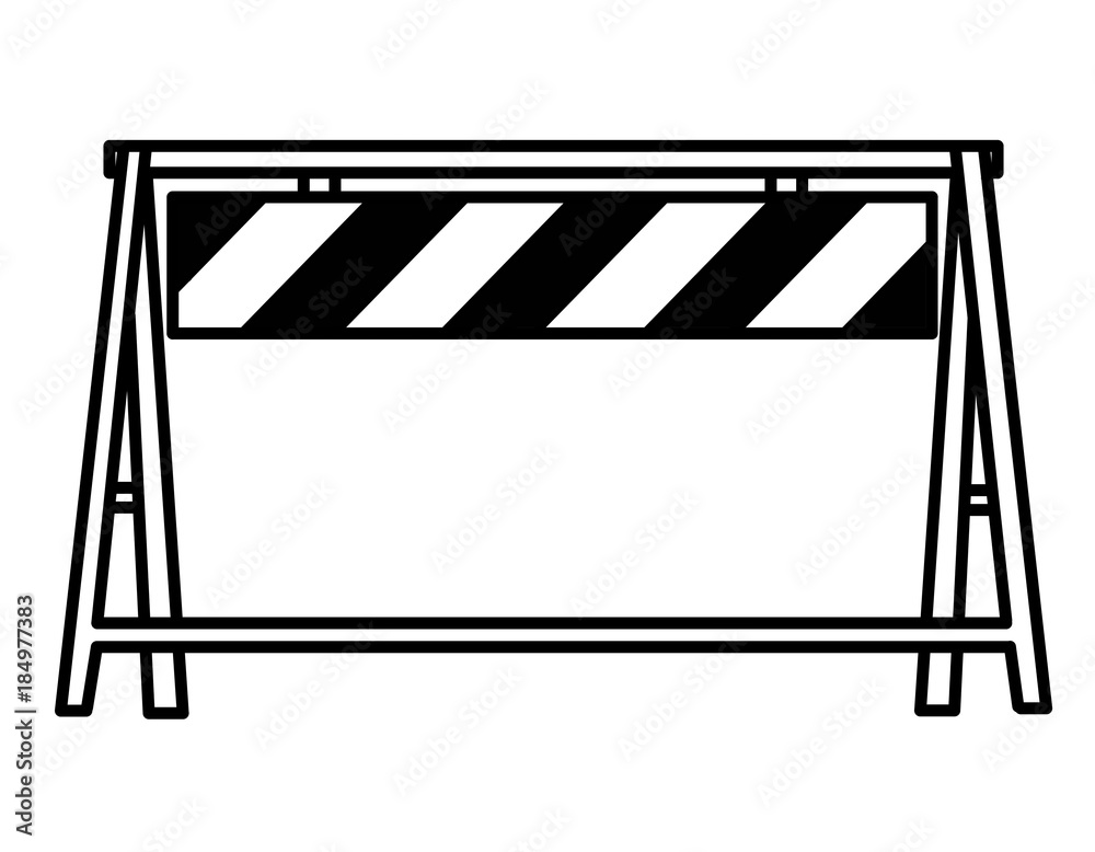 工事中 線画 黒線 Stock イラスト Adobe Stock