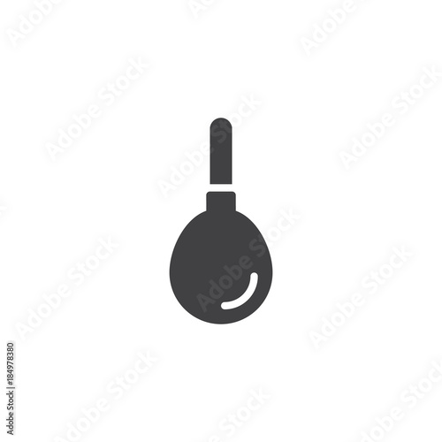 Enema icon vector, filled flat sign, solid pictogram isolated on white. Clyster symbol, logo illustration