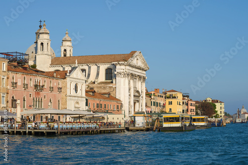 A sunny day at the church of Il Redentore. Giudecca Island, Venice