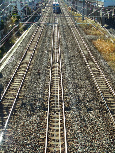 常磐線の線路風景
