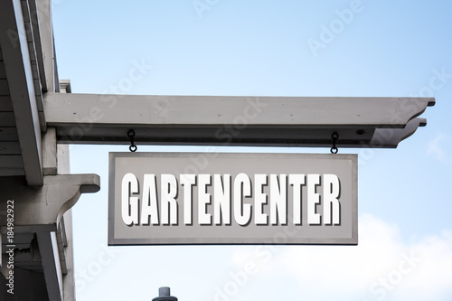 Schild 267 - Gartencenter