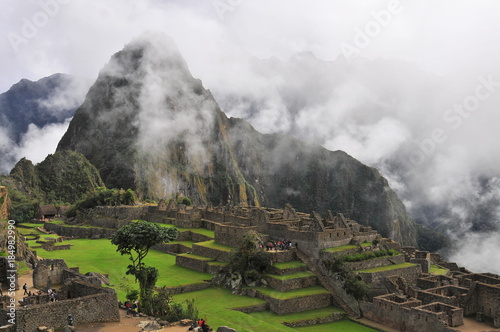 Cloudy Machu Picchu