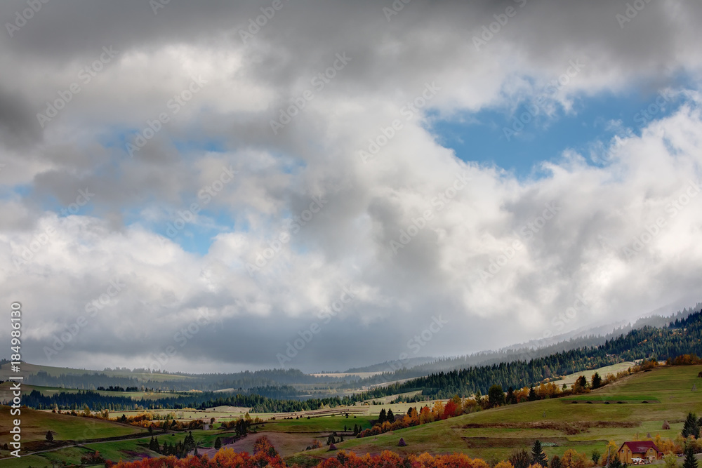 Beautiful Carpathian mountains in autumn Beautiful Carpathian mountains in autumn