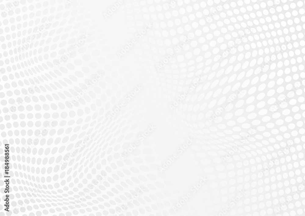 Abstract white halftone waves overlap on gray background with space, Vector illustration. Abstract white halftone waves overlap on gray background with space, Vector illustration.