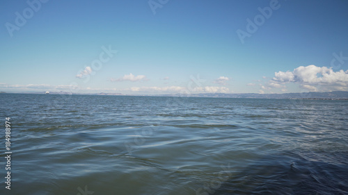 shot of San Francisco bay from pier