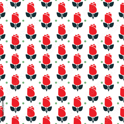 Seamless pattern with pink rose,,valentines vector illustration5