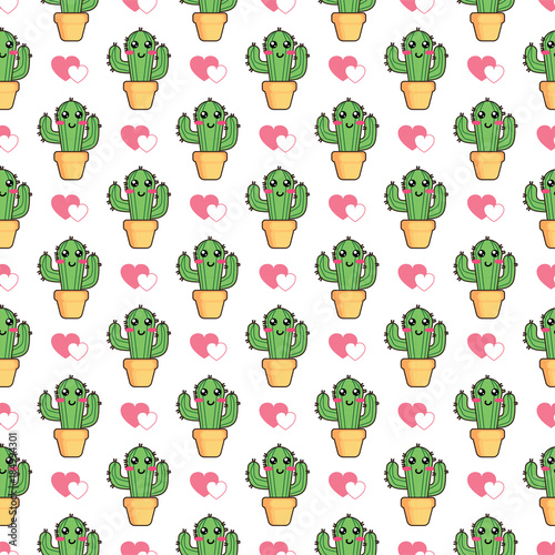 Seamless pattern with pink rose,New year holiday vector illustration