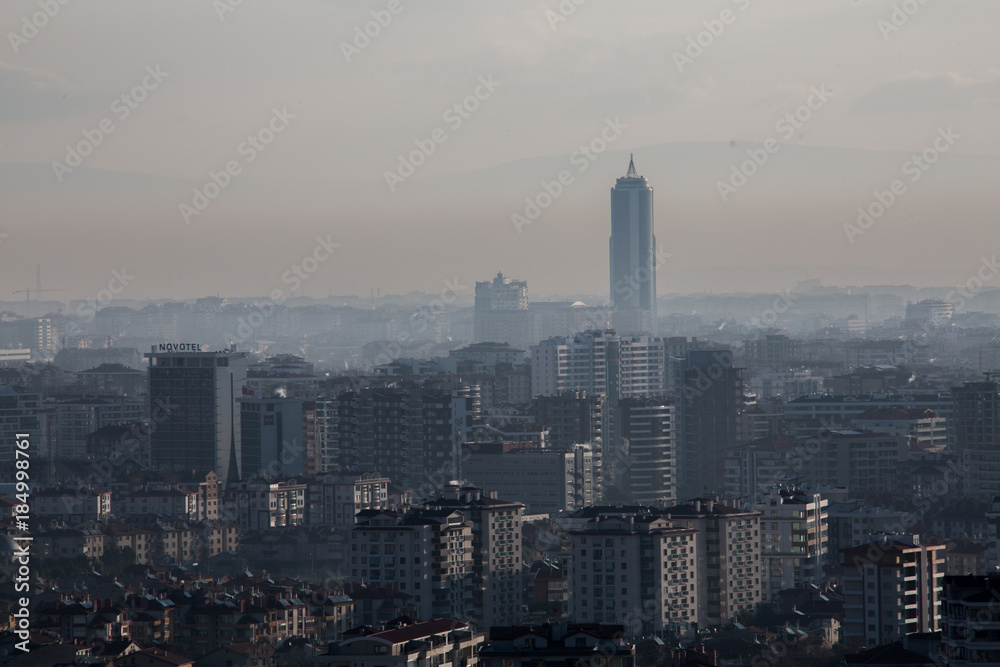 Fototapeta premium Konya city in winter