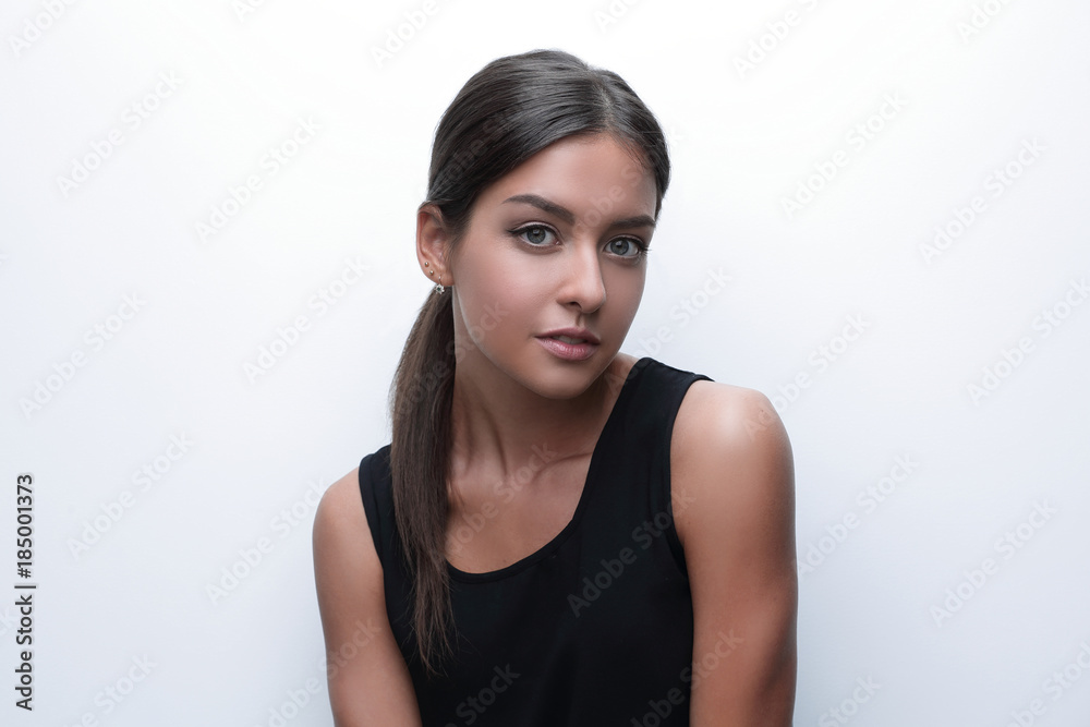 Portrait of a cute young woman Portrait of a cute young woman