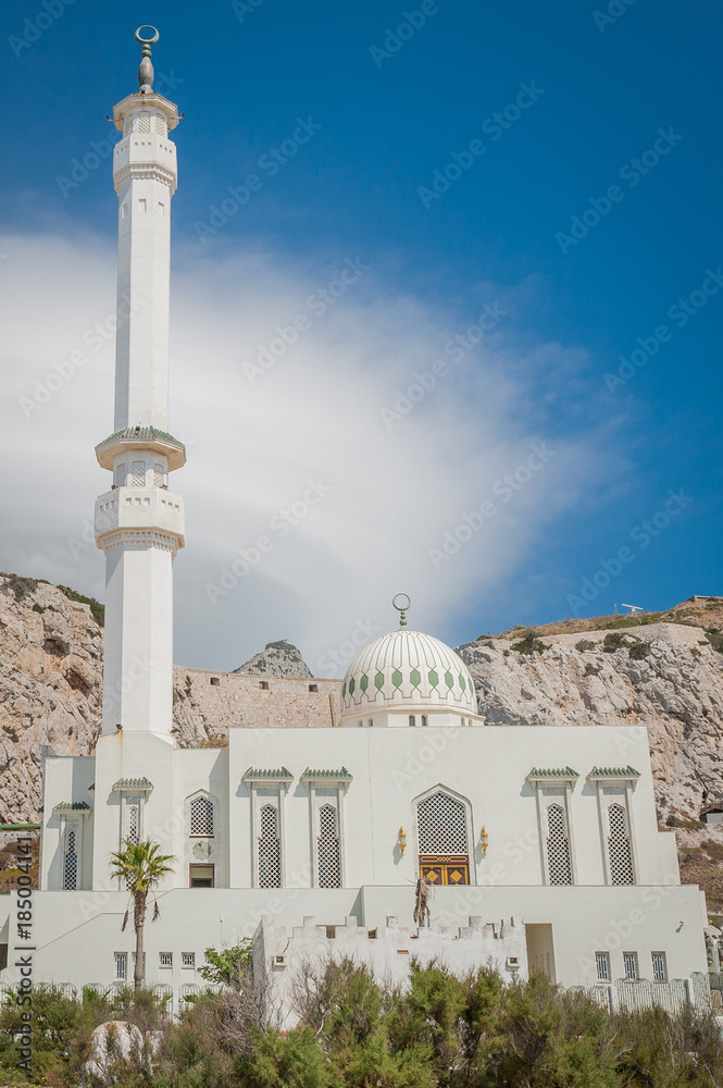 Europa Point Mosque Ibrahim-al-Ibrahim in Gibraltar