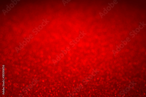 Abstract blur red glitter bokeh for background