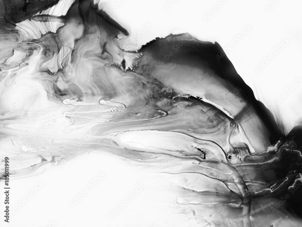 Φωτογραφία Creative abstract hand painted background, wallpaper, texture, close-up fragment of acrylic painting on canvas with brush strokes