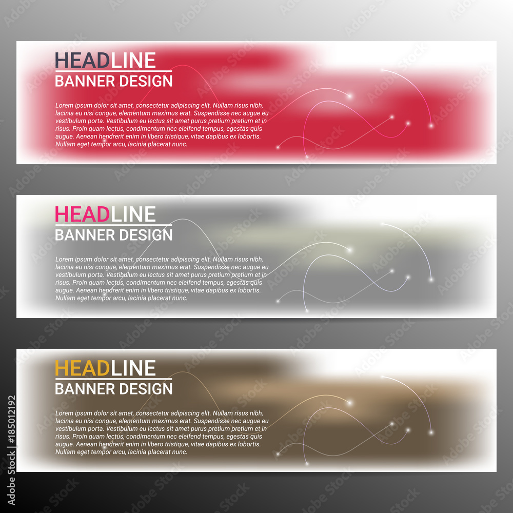 Banner design. Vector Banner design. Vector