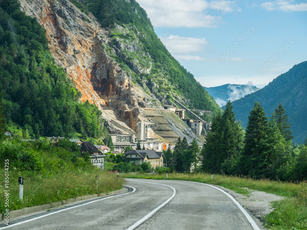 arriving at cave de predil, italy arriving at cave de predil, italy