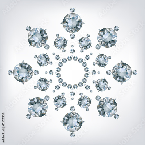 Snowflake made a lot of from diamonds.