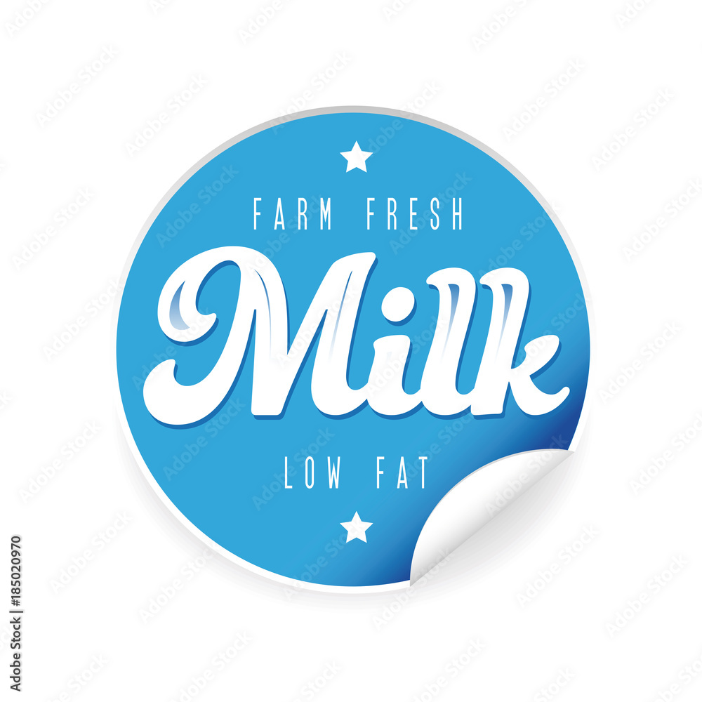 Farm fresh milk sign