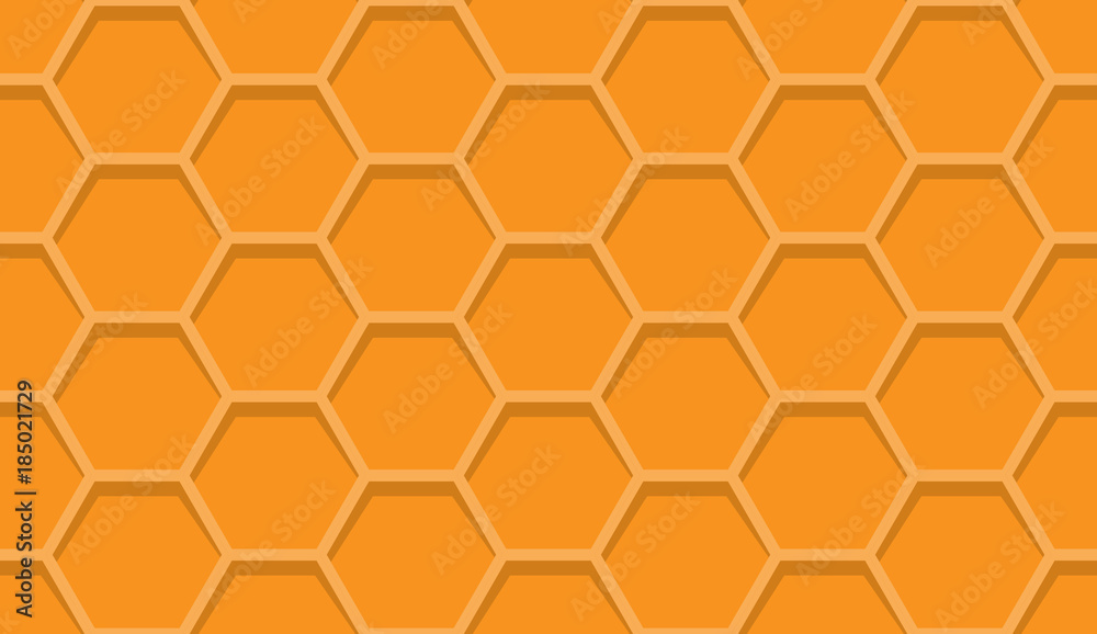 Volumetric seamless pattern of hexagons Volumetric seamless pattern of hexagons