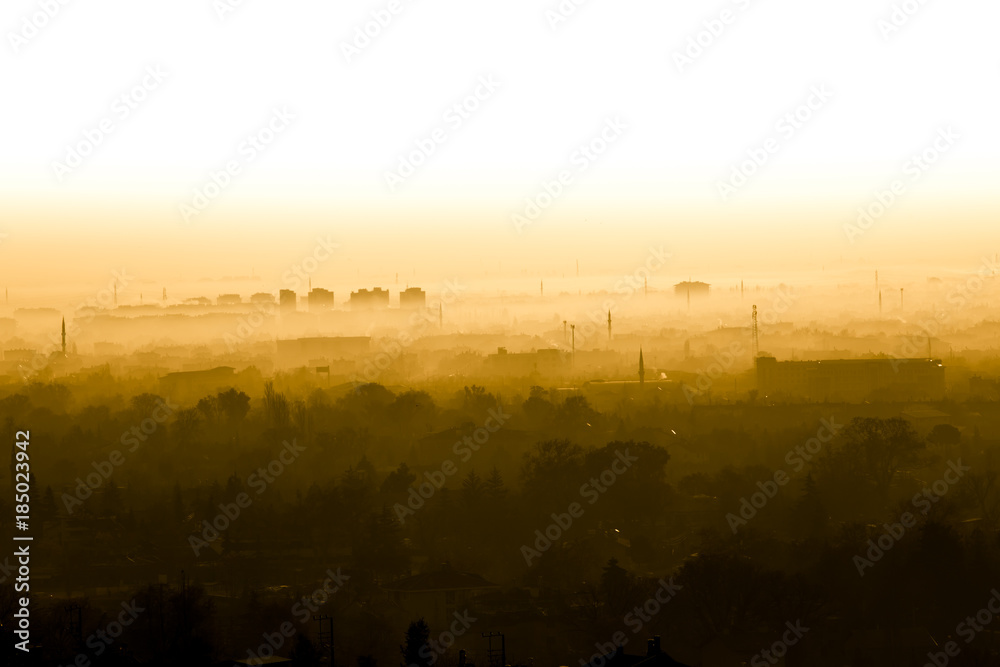 Fototapeta premium Konya city in winter