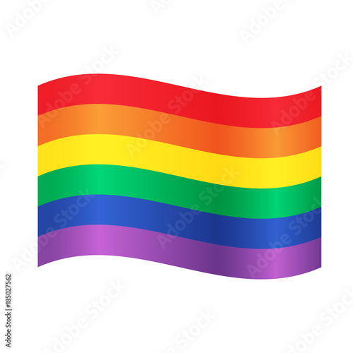 Rainbow pride flag