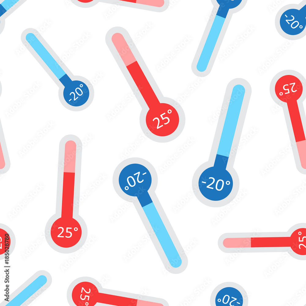 Celsius and Fahrenheit thermometer icon seamless pattern background. Business flat vector illustration. Goal sign symbol pattern. Celsius and Fahrenheit thermometer icon seamless pattern background. Business flat vector illustration. Goal sign symbol pattern.